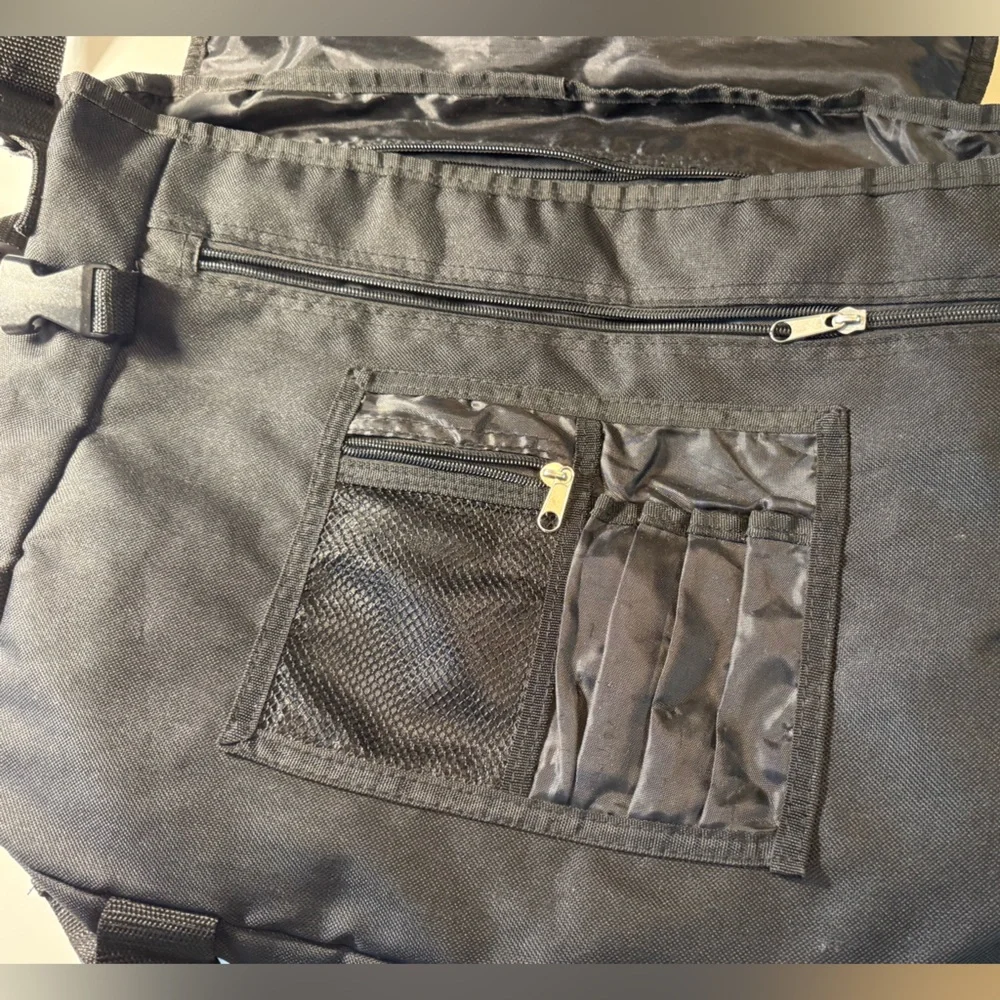 Attack on Titan Anime Black Scout Regiment Messenger Bag Laptop / Book Bag